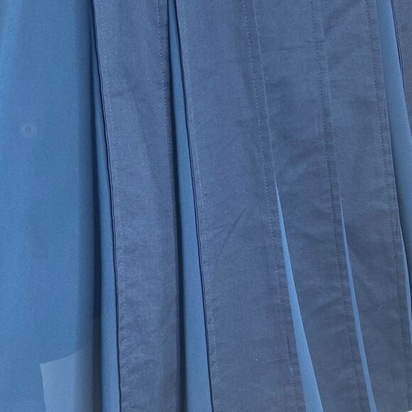 Anthropologie Moth Backstory‎ Dark Teal Pullover Sweater Pleated Back Size S - Picture 7 of 12